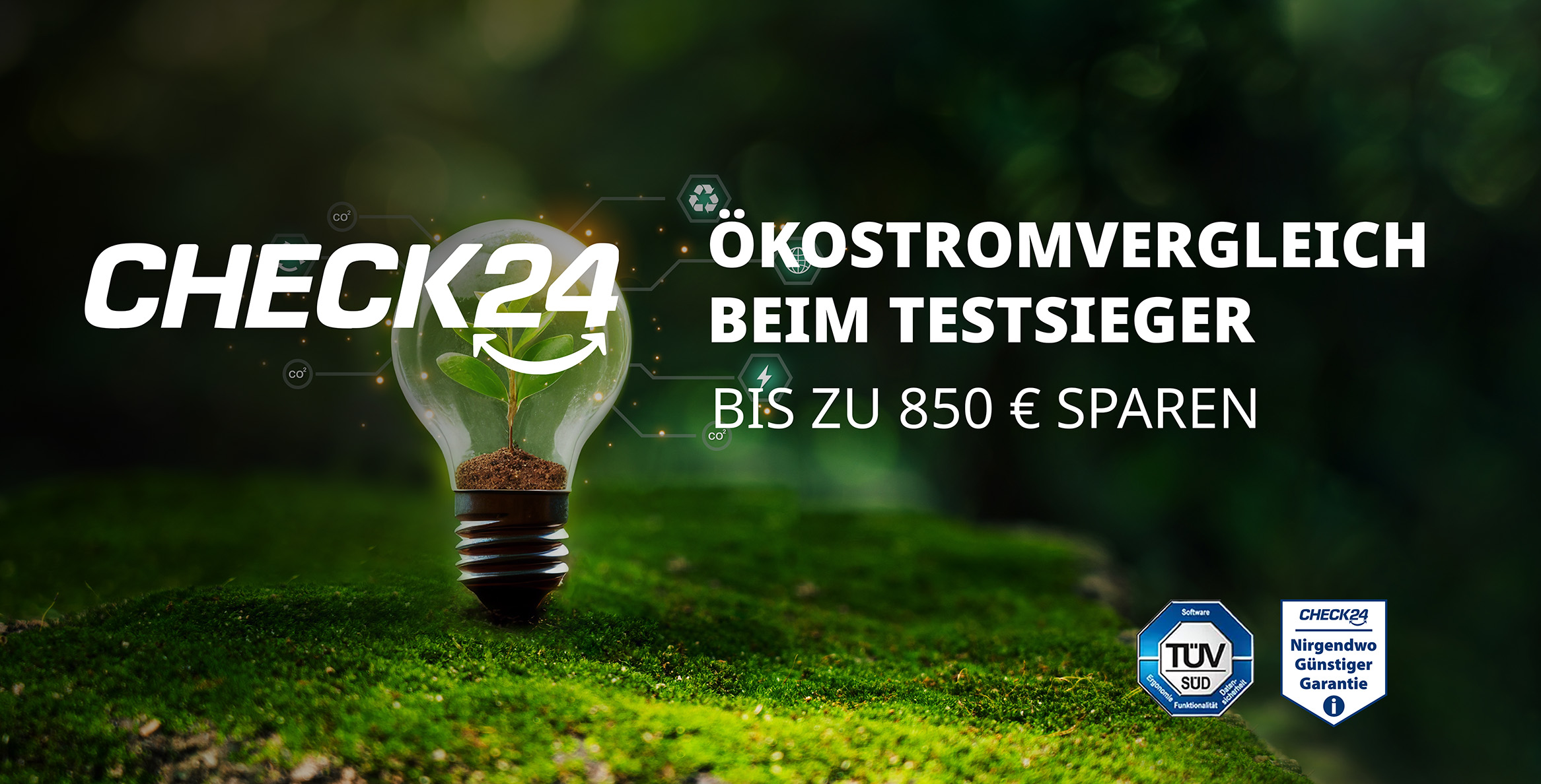 Günstigen Ökostrom jetzt vergleichen – CHECK24